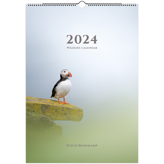 Wildlife Calendar 2024 (A3) - Pleun